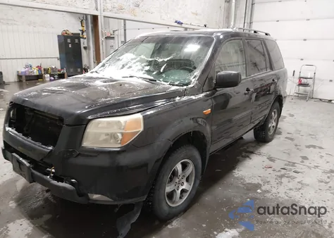 2006 Honda Pilot Ex-L из США, поврежденный, VIN 2HKYF18696H554391